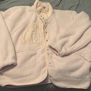 FP Movement by Free People Soft Cream Teddy Jacket